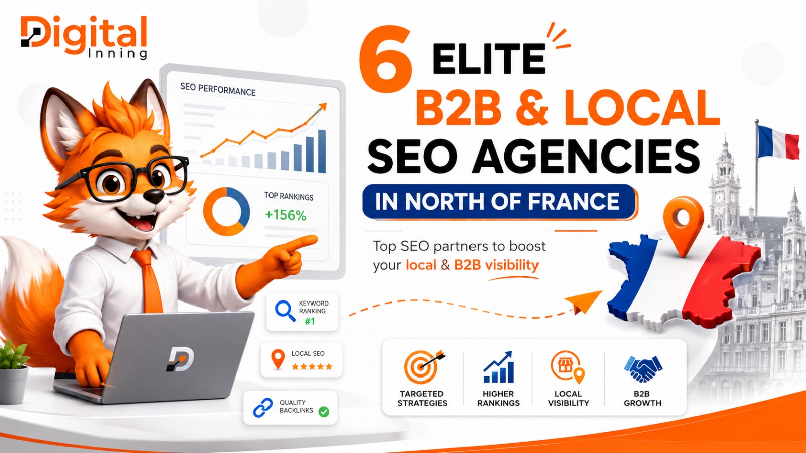 6 Trusted B2B & Local SEO Agencies in North of France to Boost Brand Presence