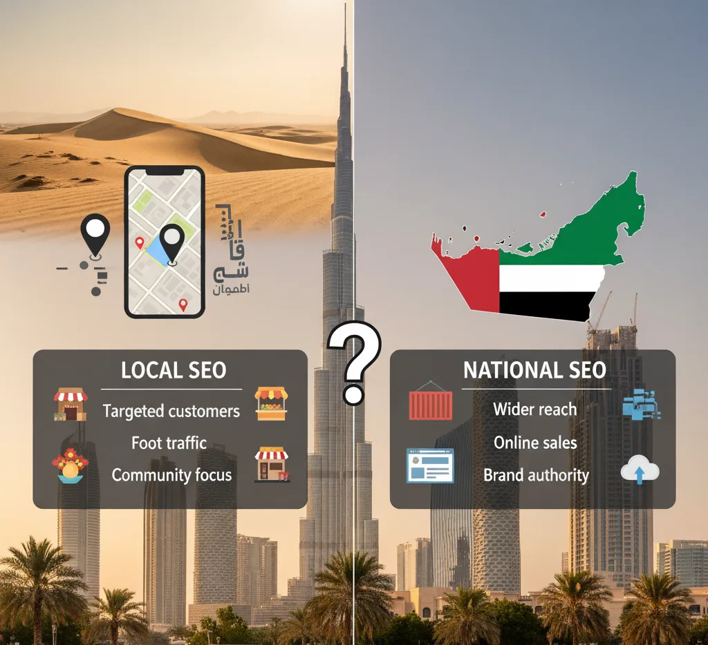 Local SEO vs. National SEO: Which is Right for Your Abu Dhabi Business?